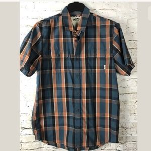 Vans Off the Wall Men's Button Up Plaid Shirt S